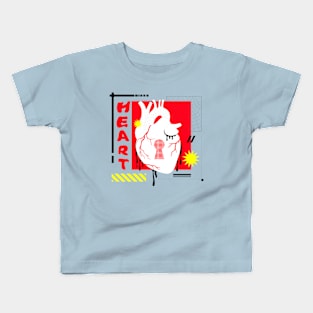Heart Creative Illustration Kids T-Shirt